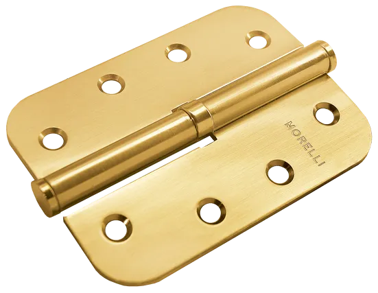 Петля карточная разъемная MSND-C 100X70X2.5 SG R с подшипником стальная левая, врезная, цвет матовое золото фото купить Калининград