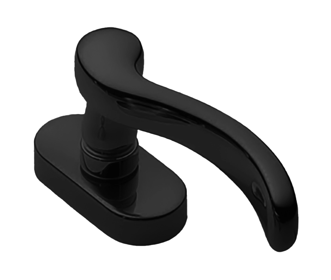 Ручка оконная ERICA W1 NERO, цвет - черный фото 1 Ручка оконная ERICA W1 NERO, цвет - черный фото купить Калининград