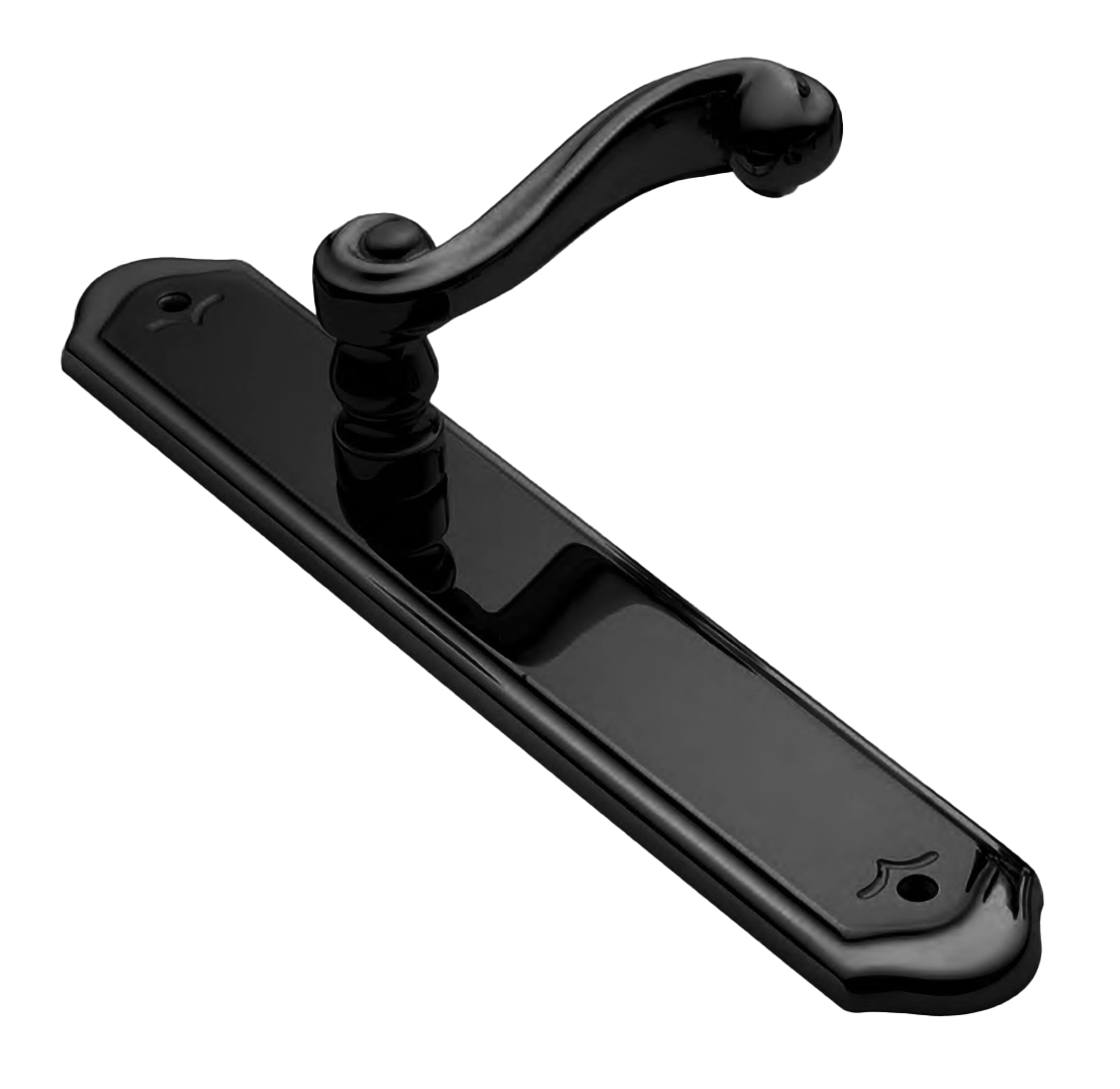 Ручка на планке PLAZA PL NERO, цвет - черный фото 1 Ручка на планке PLAZA PL NERO, цвет - черный фото купить Калининград