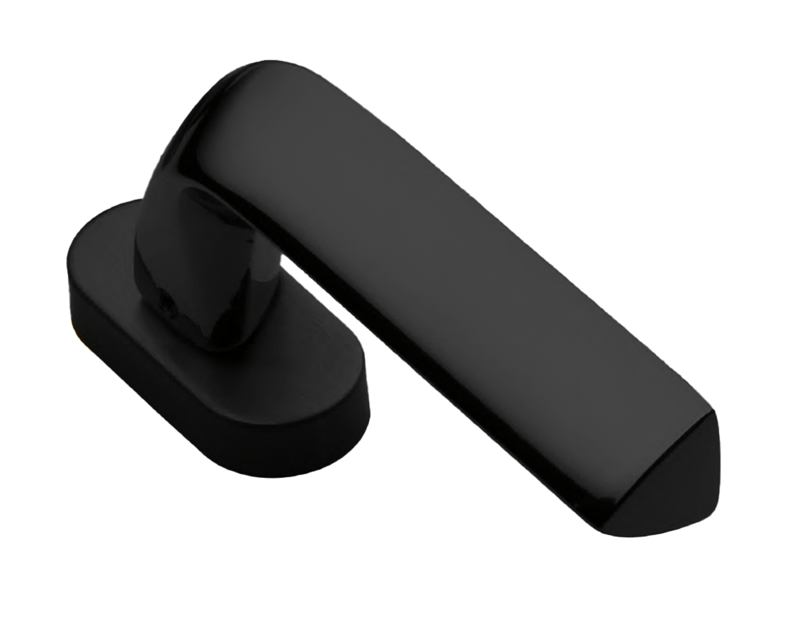 Ручка оконная MATRIX W1 NERO, цвет - черный фото 1 Ручка оконная MATRIX W1 NERO, цвет - черный фото купить Калининград