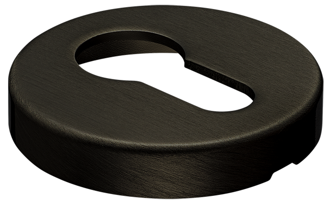 Накладка на ключевой цилиндр LUX-KH-R6 ANT на круглой розетке, цвет - антрацит фото купить в Калининграде