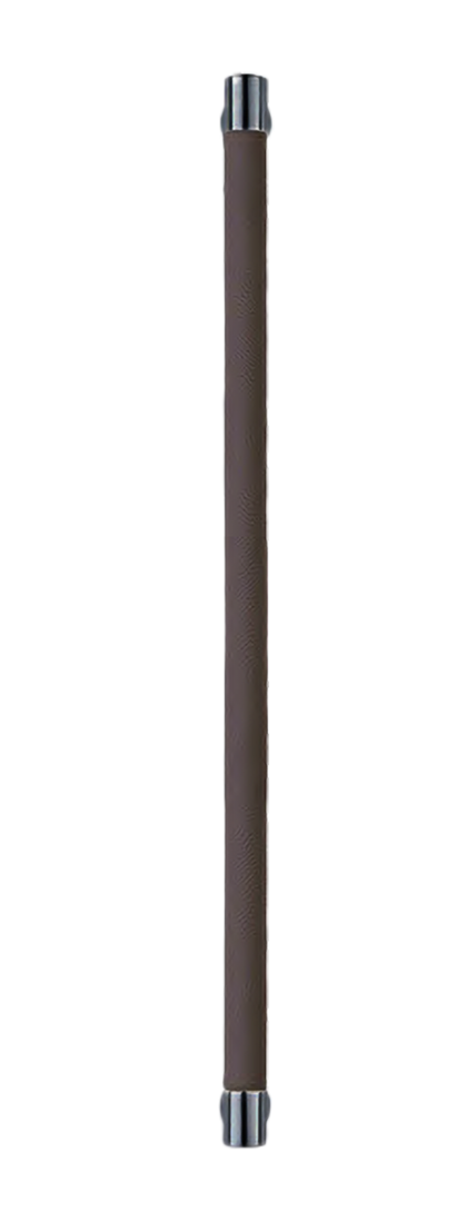 Ручка-скоба HIDE LEATHER PH/B NERO/GRAFITE, цвет - черный/графит фото купить Калининград