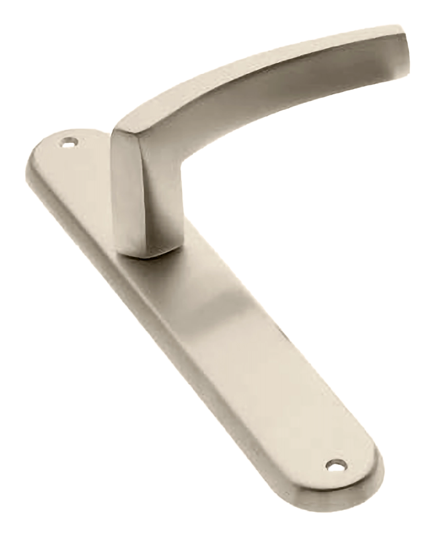 Ручка дверная на планке WIND PL NIS, цвет матовый никель, латунь фото купить в Калининграде