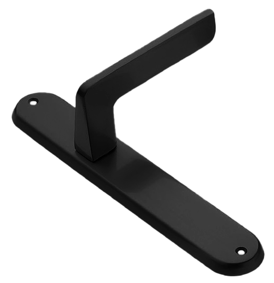 Ручка дверная на планке ROCK PL NERO, цвет черный, латунь фото купить в Калининграде