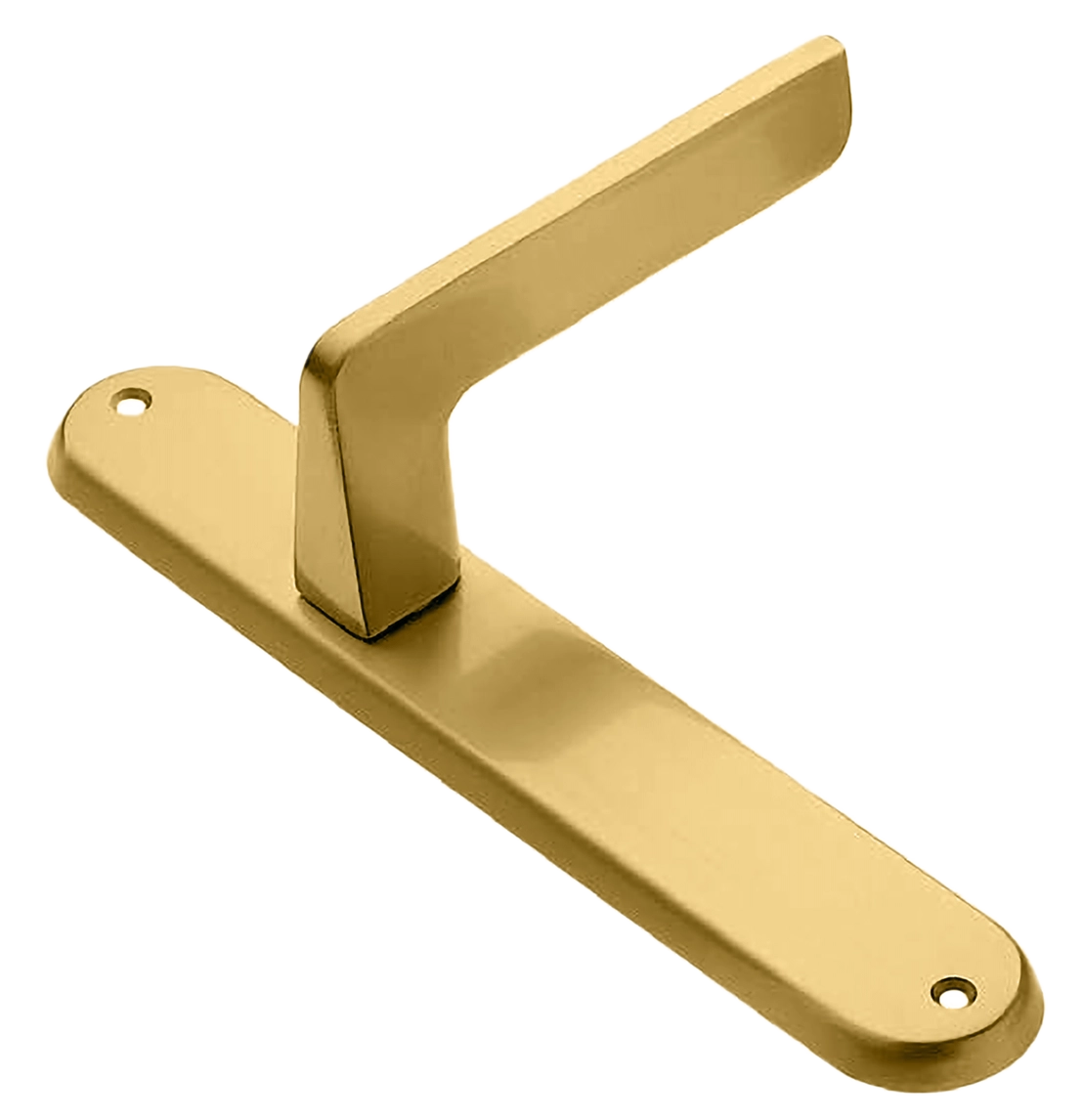 Ручка дверная на планке ROCK PL OSA, цвет матовое золото, латунь фото купить в Калининграде