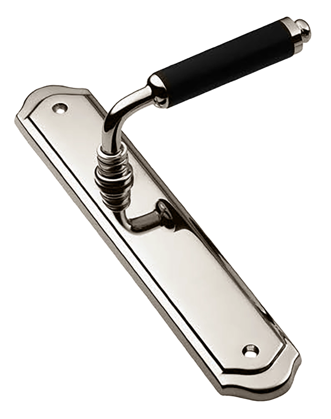 Ручка дверная на планке RIVA PL NIK, цвет никель, латунь фото купить в Калининграде