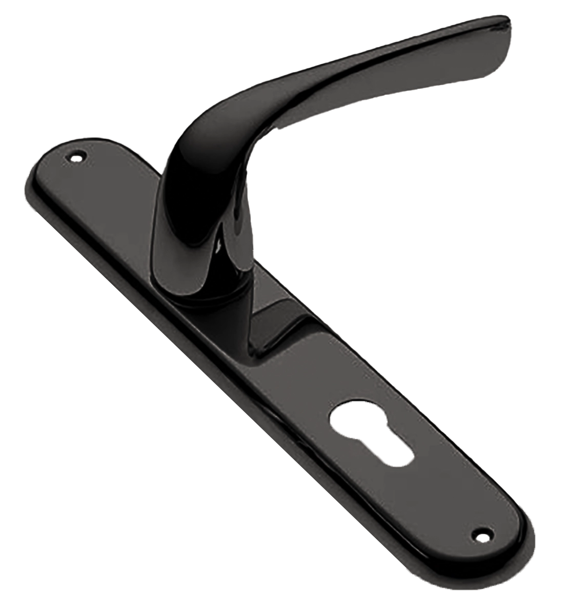 Ручка дверная на планке LE MANS PL NIN, цвет черный никель, латунь фото купить в Калининграде