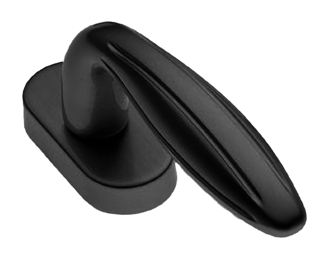 Ручка оконная BUD W1 NERO, цвет - черный фото купить в Калининграде