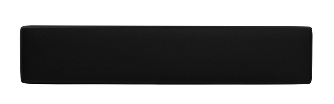 Ручка дверная SHUTTLE NERO-ST цвет черный soft-touch, ЦАМ фото купить в Калининграде