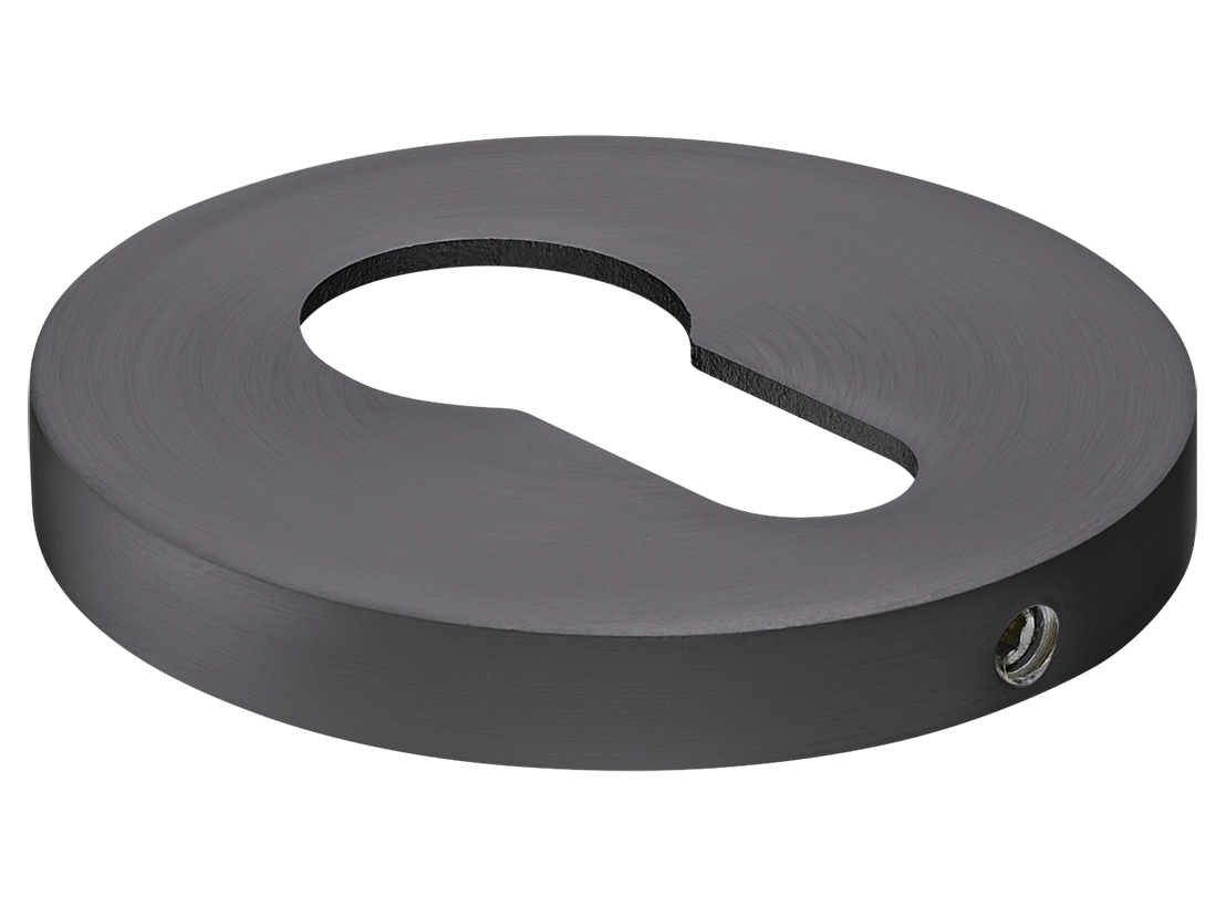 Накладка на замок MH-KH-R6 GR на круглой розетке, цвет матовый графит фото купить Калининград