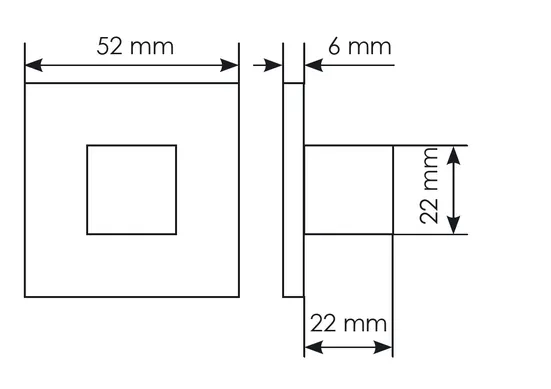 Комплект дверных ручек MH-54-S6 BL с заверткой MH-WC-S6 BL + замок M1895 BL, цвет черный фото дверная фурнитура Калининград