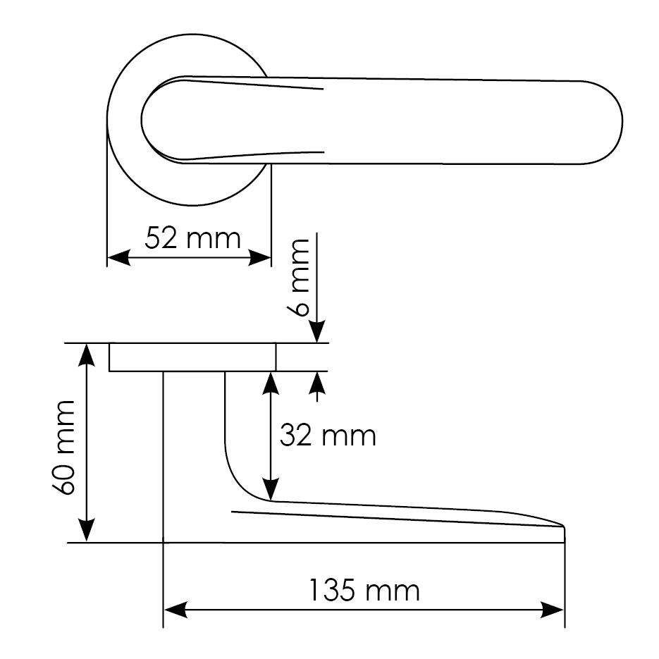 Комплект дверных ручек MH-59-R6 BL с заверткой MH-WC-R6 BL + магнитный замок M1895 BL, цвет черный фотомореллиКалининград