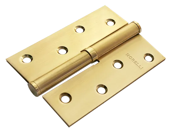 Петля разъемная карточная MSND 100X70X2.5 SG R с подшипником стальная правая, врезная, цвет матовое золото фото купить Калининград
