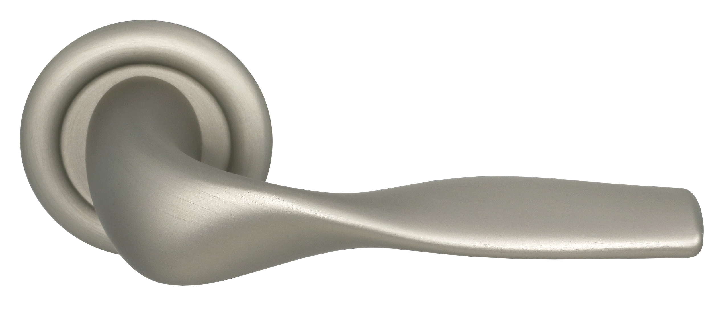 Ручка дверная LVB R7 SMI на круглой розетке, цвет Весенняя дымка/Spring Mist фото купить Калининград