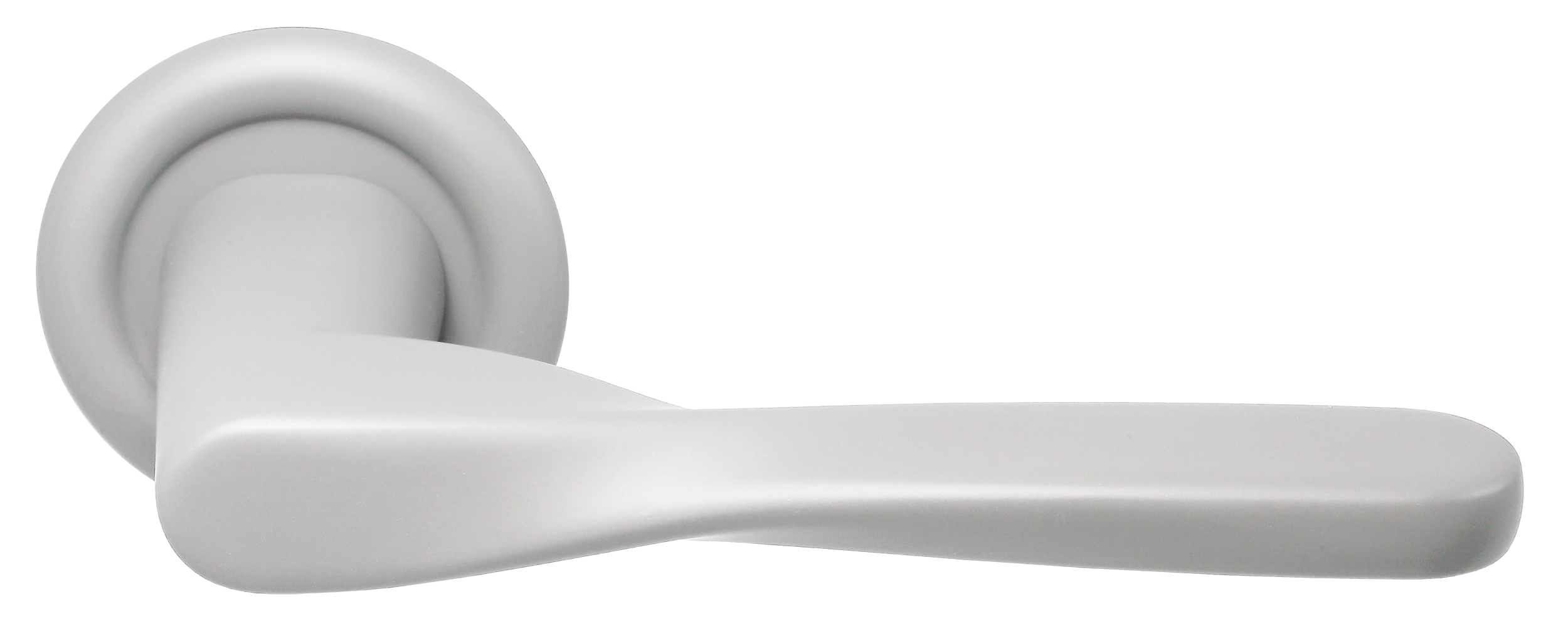 Ручка дверная THE OLYMPICS R7 SSW на круглой розетке, цвет Стокгольмский снегопад/Stockholm Snowfall фото купить Калининград