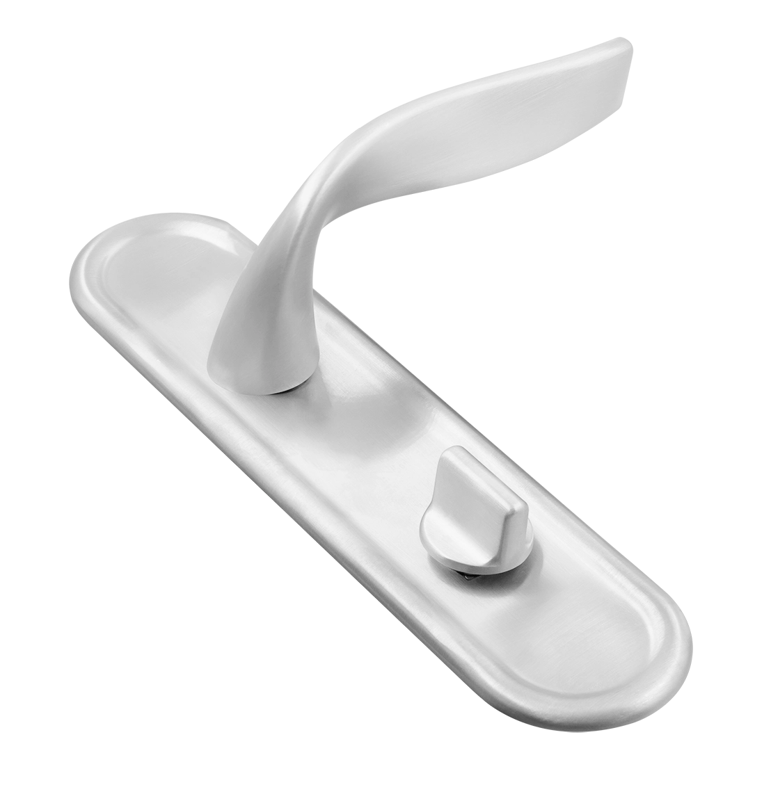 Ручка дверная SKYSCRAPER PLR SSW на планке, цвет Стокгольмский снегопад/Stockholm Snowfall фото купить Калининград