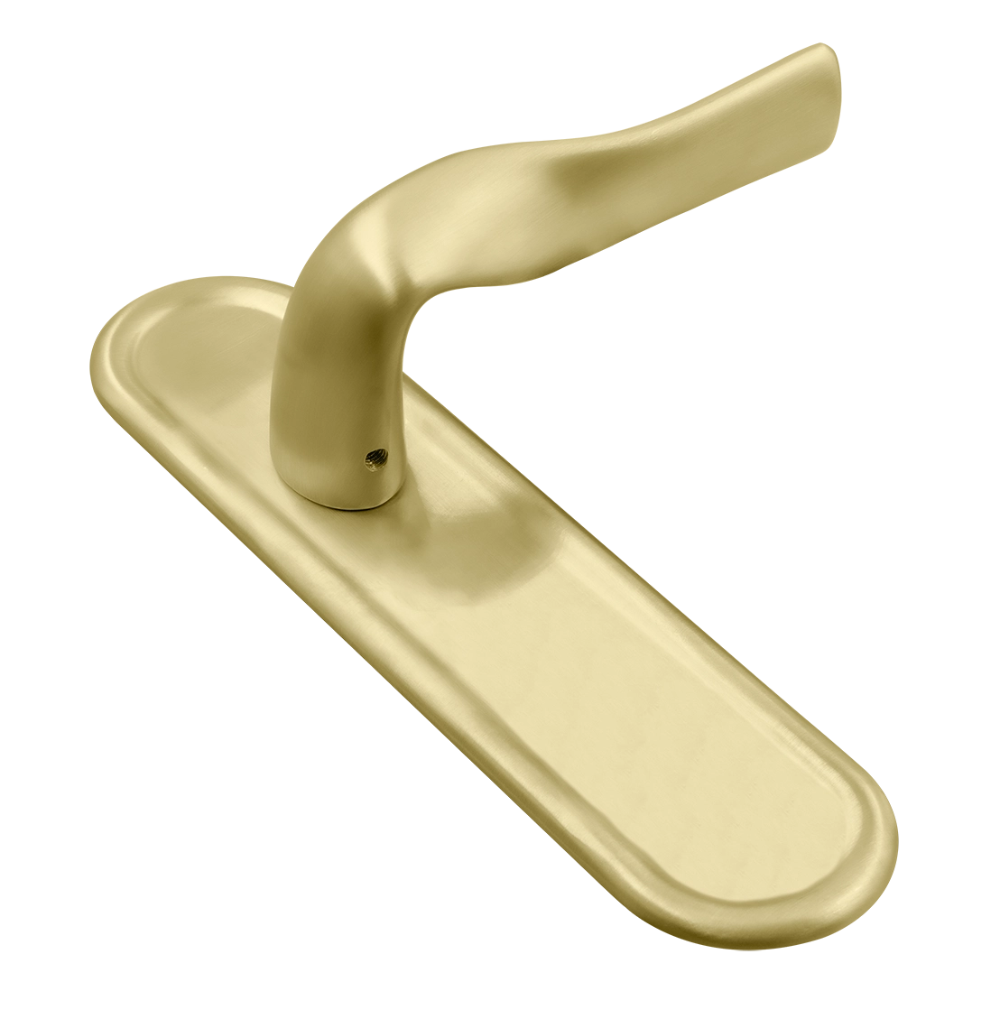 Ручка дверная LVB PLR AH на планке, цвет Осенний мёд/Autumn Honey фото купить Калининград