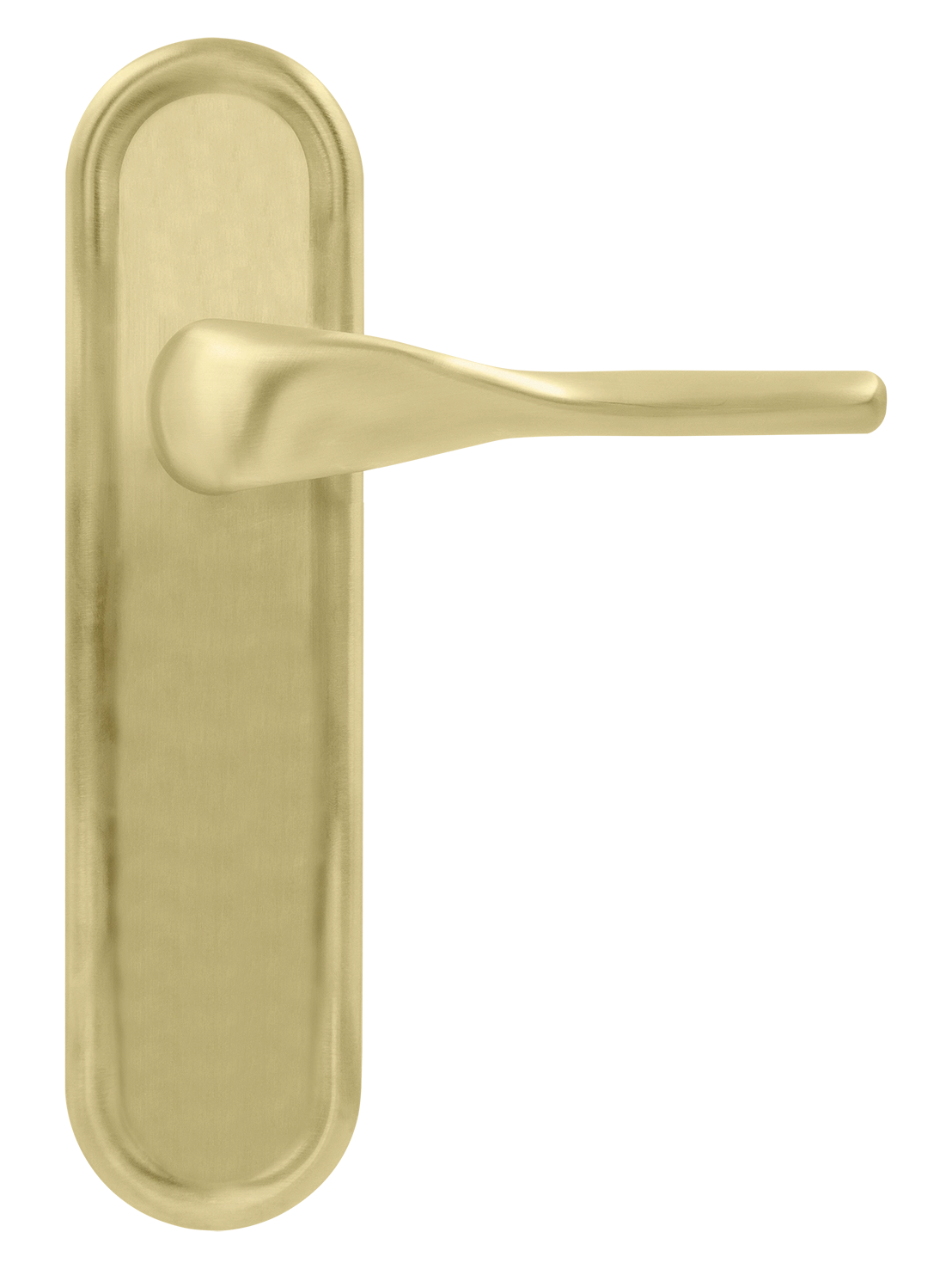 Ручка дверная LVB PLR AH на планке, цвет Осенний мёд/Autumn Honey фото купить в Калининграде