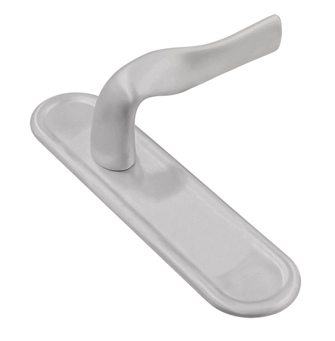 Ручка дверная LVB PLR SSW на планке, цвет Стокгольмский снегопад/Stockholm Snowfall фото купить Калининград