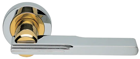 VERONICA R2 COT, ручка дверная, цвет - глянцевый хром/золото фото купить Калининград