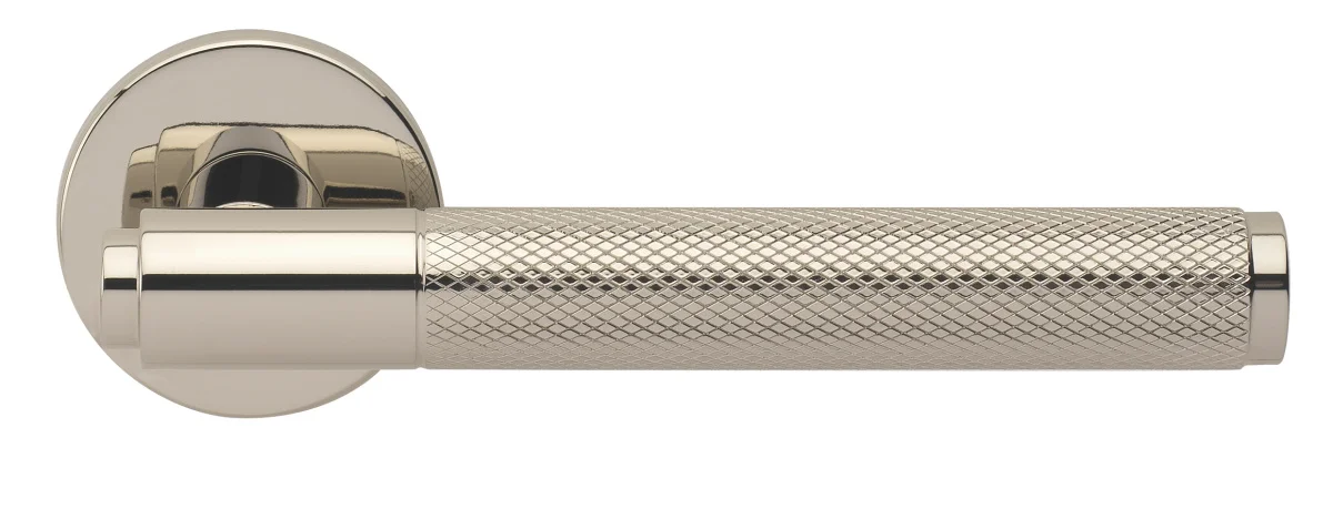 BRIDGE R6 NIS, ручка дверная с усиленной розеткой, цвет -  матовый никель фото купить Калининград