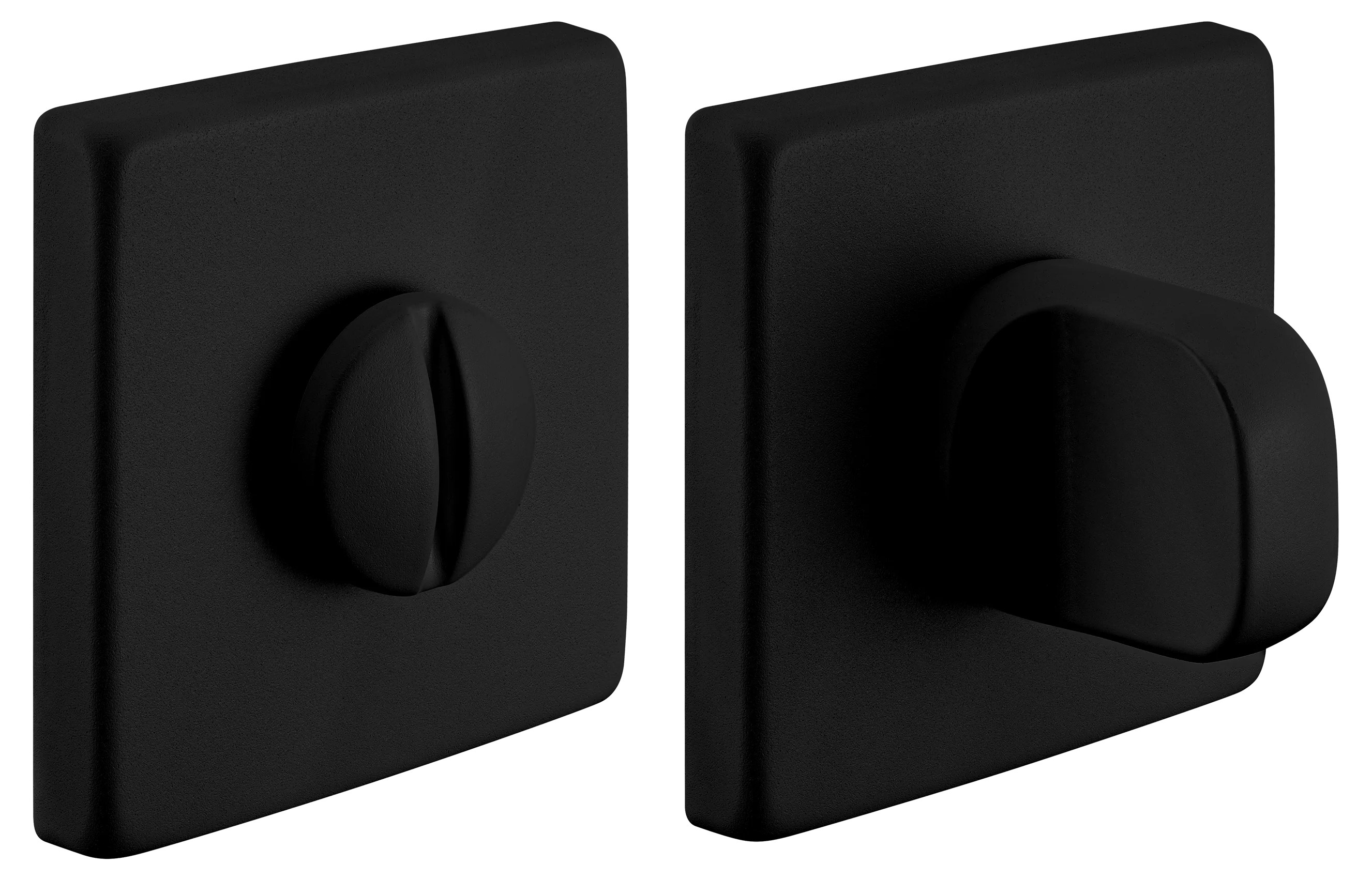 LUX-WC-S5 NERO, завертка дверная, цвет - черный фото купить Калининград