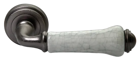 UMBERTO, ручка дверная MH-41-CLASSIC OMS/GR, цвет - старое мат.серебро/серый фото купить Калининград