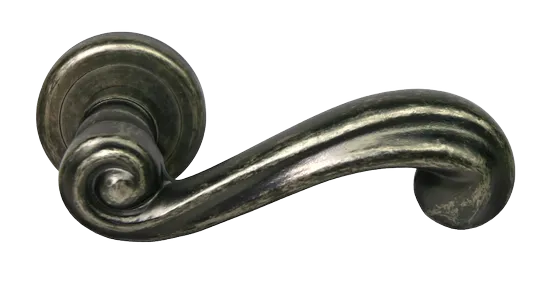 PLAZA, ручка дверная CC-1 FEA, цвет - состаренное серебро фото купить Калининград