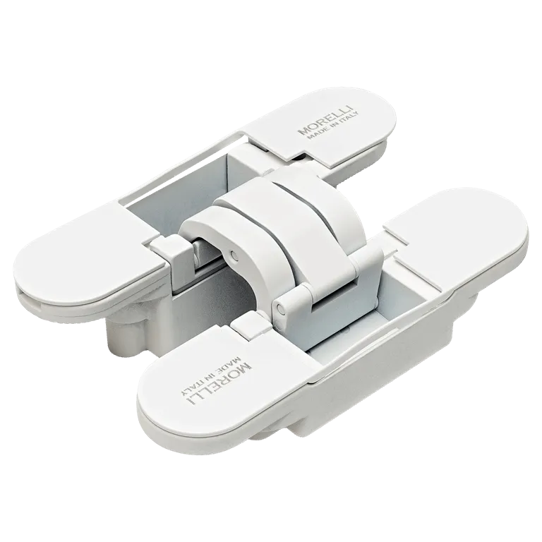 Петля скрытая HH-20 W, врезная с 3D-регулировкой, вес полотна до 60 кг, цвет белый фото купить Калининград