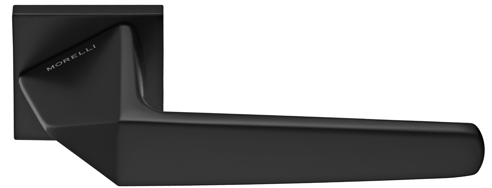 SOUK ручка дверная на квадратной розетке 6 мм, MH-55-S6 BL, цвет - черный фото купить Калининград