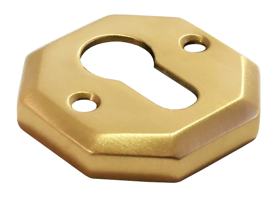 LUX-KH-Y OSA, накладка на евроцилиндр, цвет - матовое золото фото купить Калининград