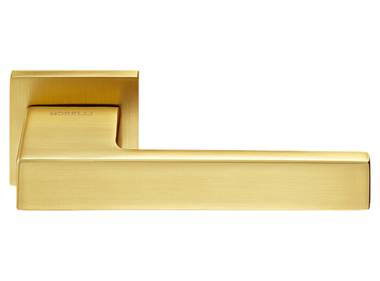 LOT ручка дверная на квадратной розетке 6 мм MH-56-S6 MSG, цвет - мат.сатинированное золото фото купить Калининград