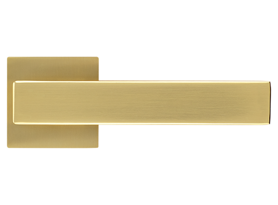 LOT ручка дверная на квадратной розетке 6 мм MH-56-S6 MSG, цвет - мат.сатинированное золото фото купить в Калининграде